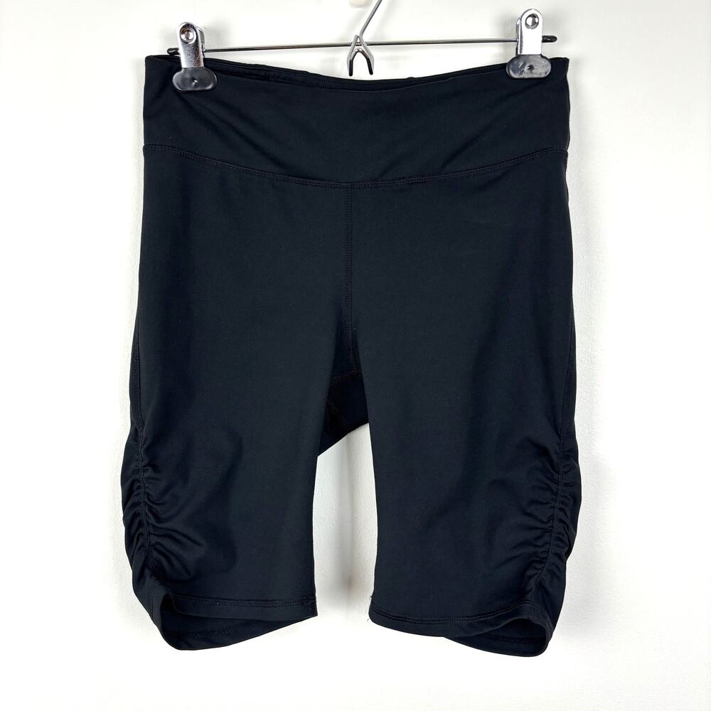GAIAM Black 9" bike Shorts Medium athletic workout